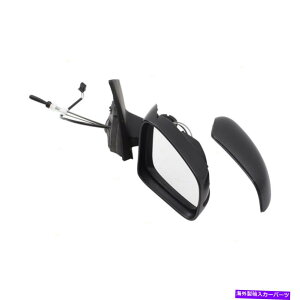 US~[ 2016N2017ÑX}[gtH[gEN[yp̏q}jA[gTCh~[eNX`[ Passengers Manual Remote Side Mirror Textured for 2016-2017 Smart Fortwo Coupe