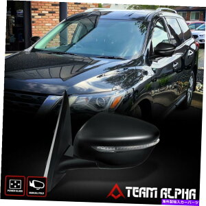US�~���[ 2017���Y�p�X�t�@�C���_�[[���h���C�o�[��] OE�X�^�C���̃p���[+�M���h�A�~���[ Fits 2017 Nissan Pathfinder [Left Driver Side] OE Style Power+Signal Door Mirror�y���s�A���i�z