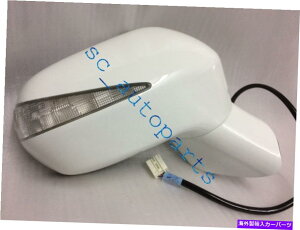 US~[ z_VrbNFA1 2007-2011zCgEq^[VOi~[Y For Honda Civic FA1 2007-2011 White Right Passenger Side Turn Signal Mirror y