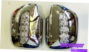 US~[ g^nCbNXMK3T[t89-97 R̃NTCh~[Jo[̃yA A PAIR OF CHROME SIDE MIRROR COVER LED FOR TOYOTA HILUX MK3 SURF 89-97 R