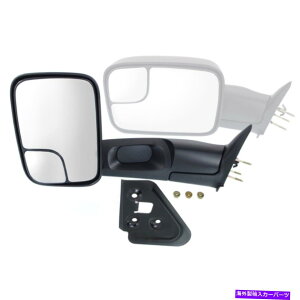 US~[ 94-2001_bWRAM 1500 94-2002 RAM 2500hCo[TChKool Vue Towing Mirror Kool Vue Towing Mirror For 94-2001 Dodge Ram 1500 94-2002 Ram 2500 Driver Side