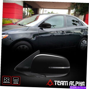 US�~���[ 2013 Kia Forte [���̃h���C�o�[��] OE�X�^�C���p���[����+�q�[�g+�V�O�i���~���[ Fits 2013 Kia Forte [Left Driver Side] OE Style Power Adjust+Heat+Signal Mirror�y���s�A���i�z
