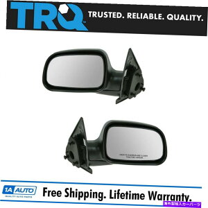US~[ 99-04Oh`FL[p2yATRQubNeNX`[}jA܂肽݃~[ TRQ Black Textured Manual Folding Mirrors Set of 2 Pair for 99-04 Grand Cherokee