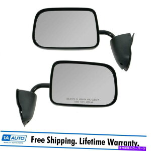 US~[ s{bg܂肽݃}jA~[94-97_bWotTCYɃZbg Pivoting Folding Manual Mirrors LH & RH Pair Set for 94-97 Dodge Van Full Size