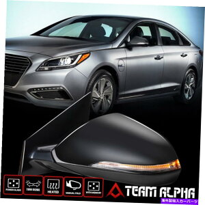 US�~���[ 2015-2017�\�i�^[���h���C�o�[��] OE�X�^�C���̃p���[+�q�[�g+BSD+�V�O�i���~���[ Fits 2015-2017 Sonata [Left Driver Side] OE Style Power+Heat+BSD+Signal Mirror�y���s�A���i�z