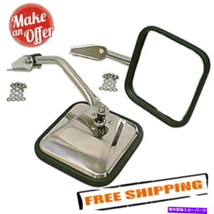 US�~���[ ���ȃ��b�W11005.02�T�C�h�~���[ Rugged Ridge 11005.02 Side Mirrors�y���s�A���i�z
