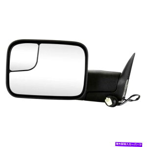 US�~���[ 1998-2001 2002 Dodge Ram 1500 3500 2500�p���[���M�����h���C�o�[�T�C�h�~���[ For 1998-2001 2002 Dodge Ram 1500 3500 2500 Power Heated Tow Driver Side Mirror