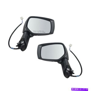 USミラー Subaru XV / CrossTrek Impreza WRX W / Texturedカバーのサイドパワーミラーをセット Set Side Power Mirrors for Subaru XV / Crosstrek Impreza WRX w/ Textured Covers