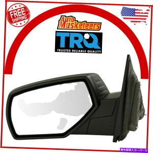 US�~���[ TRQ�~���[�}�j���A���p�t�H�[�}���X�X�^�C���e�N�X�`���L���b�v�h���C�o�[�T�C�hLH GM�s�b�N�A�b�v�p TRQ Mirror Manual Performance Style Textured Cap Driver Side LH for GM Pickup�y���s�A���i�z