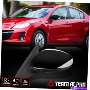 US~[ 2012-2013}c_3 [hCo[] OEX^Cp[+q[g+BSD+VOi~[ Fits 2012-2013 Mazda 3 [Left Driver Side] OE Style Power+Heat+BSD+Signal Mirror