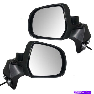 US~[ VyAZbgp[TChr[~[KXnEWO2014YFTm[g New Pair Set Power Side View Mirror Glass Housing for 2014 Nissan Versa Note