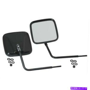 US~[ Kentrol 50443TChr[́AW[v̂߂̃AEgobNtbg}jAXNGAubN Kentrol 50443 Side View Mirrors Outback Flat Manual Square Black For Jeep NEW