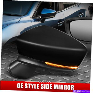 US~[ 17-18̃}c_3 OEX^C+^[MhCo[̃r[hA~[ FOR 17-18 MAZDA 3 OE STYLE POWERED+TURN SIGNAL DRIVER LEFT SIDE VIEW DOOR MIRROR