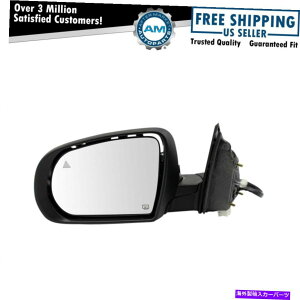 US~[ ~[p[M}jAtH[huChX|bg܂hW[vLHɈv Mirror Power Heated Manual Fold Blind Spot Puddle Paint to Match LH for Jeep