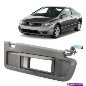 TVF[h Honda Civic 2006-2011 2007 2008̏q̈ÂDF̃TBU[TVF[h Passenger Side Dark Gray Sunvisor Sunshade For Honda Civic 2006-2011 2007 2008