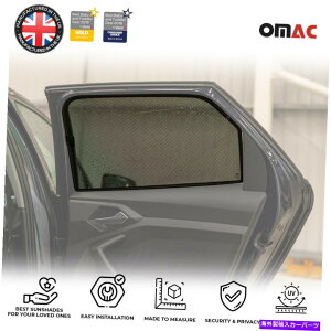 TVF[h AEfBA1 2018-2021oCU[ATChEBhEbVJo[̂߂̃I[gubNTVF[h2x Auto Black Sunshade For Audi A1 2018-2021 Visor Rear Side Window Mesh Cover 2x