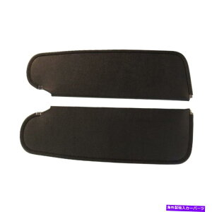 TVF[h 1964 - 66ÑToCU[v}XN[_oN[_n[hgbvoC\ubN Sun Visor for 1964-66 Plymouth Cuda Barracuda Hardtop Bison Black