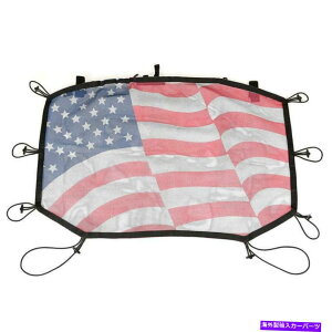 TVF[h Ȕ13579.14H̓AAOAAJB 07-18̓W[vwɓK܂ Rugged Ridge 13579.14 Eclipse Sun Shade, Front, American Flag; 07-18 Fits Jeep W