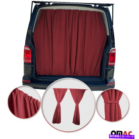 サンシェード メルセデスメトリスリアウィンドウサンシェードカバーレッドキット71 "x 51"のトランクカーテン Trunk Curtain For Mercedes Metris Rear Window Sunshade Cover Red Kit 71" x 51"