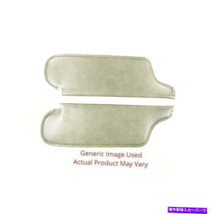 TVF[h 1972N73ÑToCU[v}XN[_oN[_n[hgbvR[`}p[`g Sun Visor for 1972-73 Plymouth Cuda Barracuda Hardtop Coachman Parchment