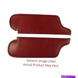 サンシェード 1968年から1972年のサンバイザービュイックスカイラーク2ドアコンバーチブルマドリードレッド Sun Visor for 1968-1972 Buick Skylark 2 Door Convertible Madrid Red