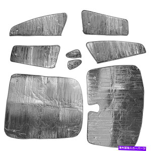 TVF[h 8PC/LbgtgAtgKXTVF[hoCU[Jo[eXf3ɃtBbg 8pc/Kit Front Rear Windshield Window Sun Shade Visor Cover fit for Tesla Model 3