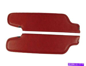 TVF[h 1969ÑToCU[v}XN[_oN[_2hARo[`uR[`}550bh Sun Visor for 1969 Plymouth Cuda Barracuda 2-Door Convertible Coachman #550 Red