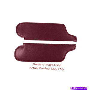 TVF[h 1963ÑToCU[NCX[300n[hgbvEIF Sun Visor for 1963 Chrysler 300 Hardtop Perforated Maroon