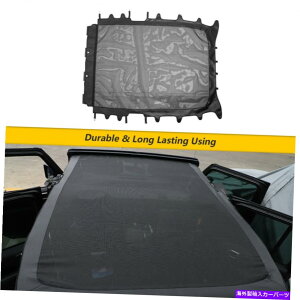 �T���V�F�[�h ���[�t�T���V�F�[�h�f�M���b�V���g�����W�[�v�����O���[JL 2018+�v�̃g�����g�b�v�J�o�[ Roof Sunshade Insulation Mesh Trim Top Cover for Jeep Wrangler JL 2018+ Leather