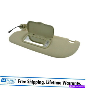 TVF[h SUVgbNp̏Ɩ~[hCo[TChLHtOEMLNXToCU[VF[h OEM Camel Cloth Sun Visor Shade with Lighted Mirror Driver Side LH for SUV Truck