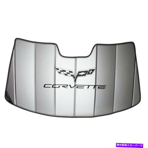 TVF[h GMCZXC6RxbgAR[fBIX^CTVF[h /TVF[htSF2005-13 GM Licensed C6 Corvette Accordion Style Sun Shade / Sunshade With Logo : 2005-13