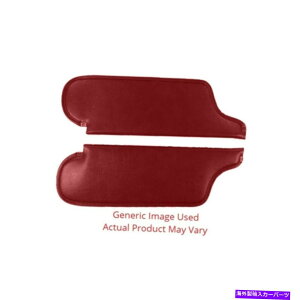 TVF[h 1967-1968̃ToCU[}[L[N[K[2hAn[hgbvƒi{[_[Nbh Sun Visor for 1967-1968 Mercury Cougar 2 Door Hardtop with Cardboard Dark Red