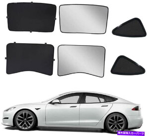TVF[h eXf3KX̃TVF[hAtgANH[^[EBhETVF[hM For Tesla Model 3 Glass Roof Sunshade, Front & Rear Quarter Window Sunshade M