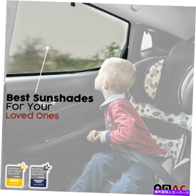 サンシェード 日産フロンティアのためのオートカーサンシェード2013-2021バイザーリアサイドウィンドウカバー2x Auto Car Sunshade For Nissan Frontier 2013-2021 Visor Rear Side Window Cover 2x