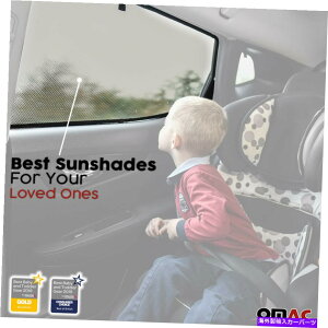 TVF[h AEfBA1 2010-2018oCU[ATChEBhEbVJo[̂߂̃I[gubNTVF[h2x Auto Black Sunshade For Audi A1 2010-2018 Visor Rear Side Window Mesh Cover 2x
