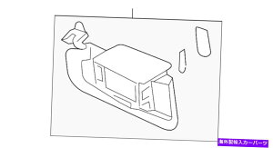 �T���V�F�[�h �{����GM���C�g�A�b�V���O���[�h���C�o�[�T�C�h�T���V�F�[�h23223684 Genuine GM Light Ash Gray Driver Side Sunshade 23223684