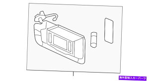 TVF[h {GMCg͋ChCo[TChTVF[h84126740 Genuine GM Light Atmosphere Driver Side Sunshade 84126740