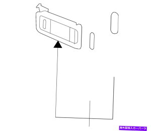 TVF[h {GMTVF[hASM-BJV~A22850311 Genuine GM Sunshade Asm-. Cashmere 22850311