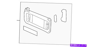 TVF[h {GMCgIyO[pbT[TChTVF[h22850310 Genuine GM Light Opel Gray Passenger Side Sunshade 22850310