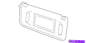 TVF[h {GMubNhCo[TChTVF[h84630340 Genuine GM Black Driver Side Sunshade 84630340
