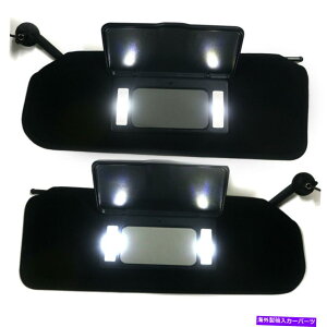 TVF[h yAXVꂽToCU[1997-2004 Corvette C5̖邢LEDCgtTVF[h Pair Updated Sun Visors Sun Shades W/Bright LED Light For 1997-2004 Corvette C5