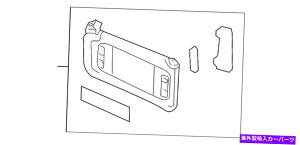 TVF[h {GMCgIyO[pbT[TChTVF[h22850292 Genuine GM Light Opel Gray Passenger Side Sunshade 22850292