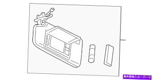 �T���V�F�[�h �{����GM���C�g�A�b�V���O���C�p�b�Z���W���[�T�C�h�T���V�F�[�h23229131 Genuine GM Light Ash Gray Passenger Side Sunshade 23229131�y���s�A���i�z