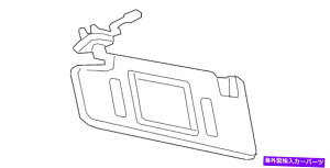 TVF[h {GMWFbgubNpbZW[TChTVF[h84443318 Genuine GM Jet Black Passenger Side Sunshade 84443318