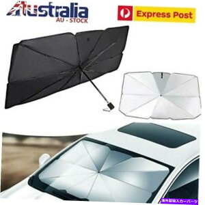 TVF[h Ԃ̃tgKXTVF[hoCU[tgEBhETVF[hJo[܂肽݉\UVP Car Windshield Sun Shade Visor Front Window Sunshade Cover Foldable UV Umbrella