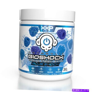 supports shock DBL XP LABS��Ӄo�C�I�V���b�N�Q�[���G�l���M�[�h�����N�A���V���b�N�A30�T�[�r���O Dbl XP Labs Metabolic Bioshock Gaming Energy Drink, Blue Shock, 30 Servings