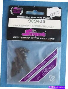 supports shock ���B���e�[�W�փ��[�^�[�X�|�[�c909430���ɂ܂�ȃV���b�N�T�|�[�g�J�[�{���Z�b�g�t���J�[�{���Z�b�g VINTAGE SERPENT MOTORSPORT 909430 VERY RARE SHOCK SUPPORT CARBON w/ BALL SET