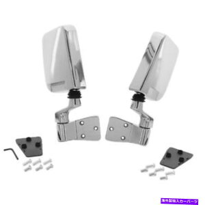 US�~���[ Jeep Wrangler YJ TJ 95-06 Chrome Mirror Factory Repl 51262-00�t�B�b�g Fits Jeep Wrangler YJ TJ 95-06 Chrome Mirror Factory Repl 51262-00�y���s�A���i�z