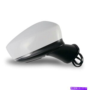 US~[ 17-19̃TCh~[qR Mazda6p[tH[hMBSM 9pinMzCg Side Mirror Passenger R for 17-19 MAZDA6 Power Fold Heated BSM 9pin Signal White