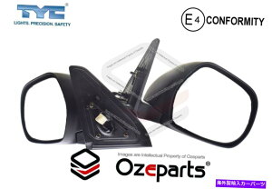 US~[ g^hN[U[vhJ120 02?09̃yALH+RHGNgbNhA~[ubN Pair LH+RH Electric Door Mirror Black For Toyota Landcruiser Prado J120 02~09